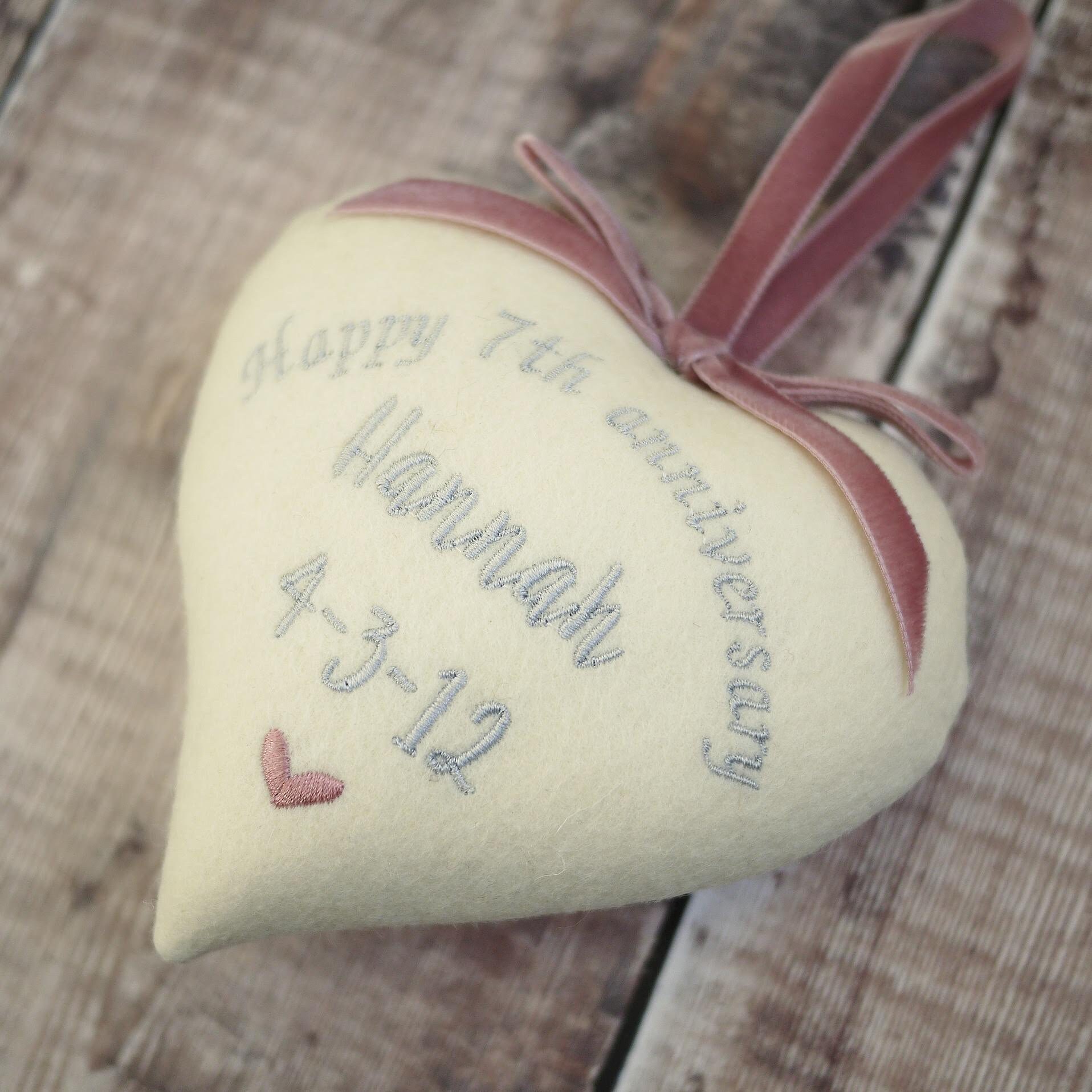 Wool Anniversary Giftswool Gift for Anniversarypersonalised Etsy UK