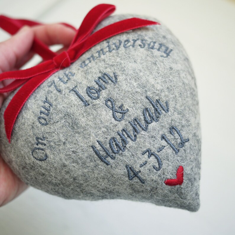 Wool Anniversary Gifts Gift for 7th Wedding Anniversary Etsy UK