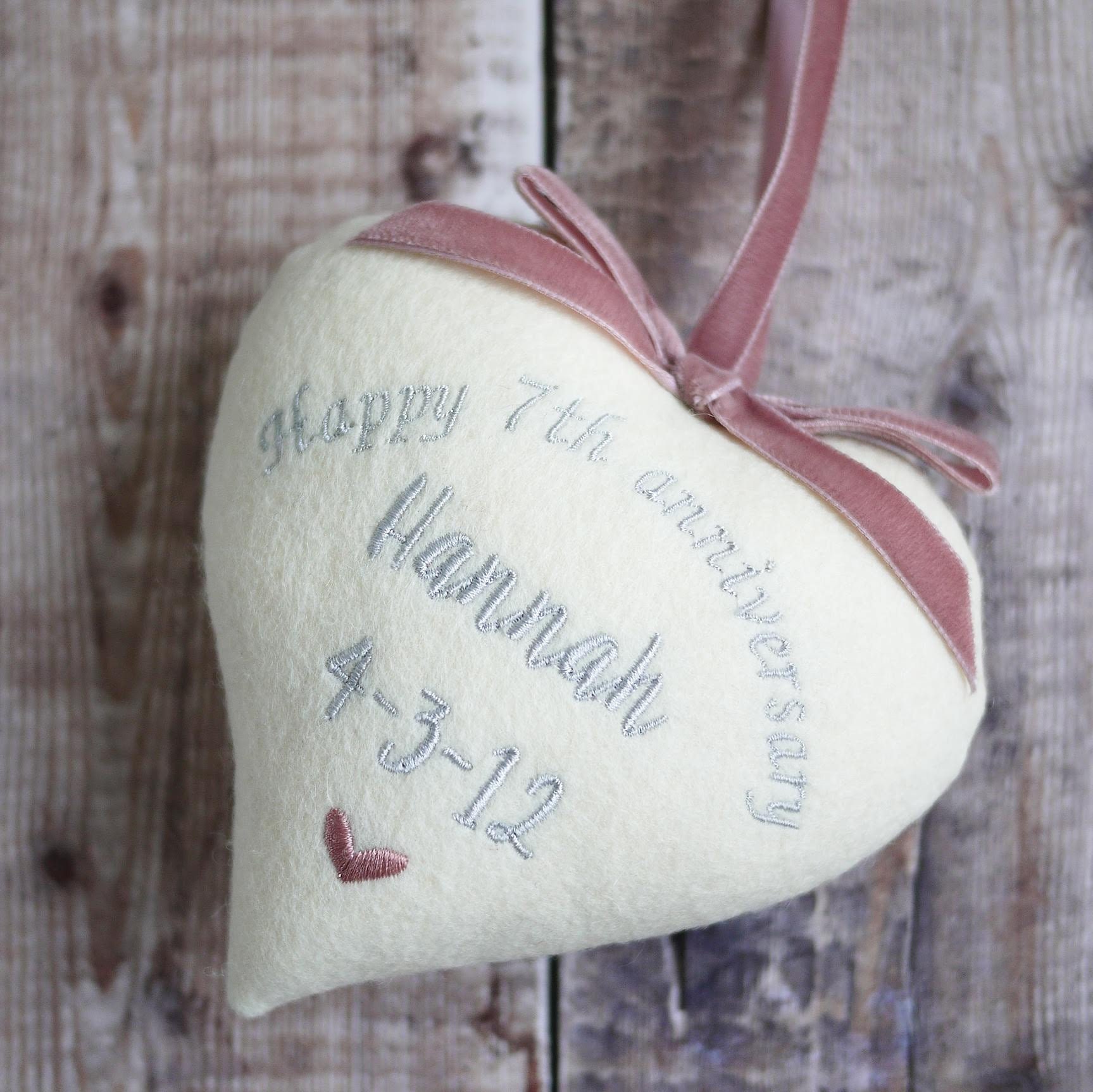 Wool Anniversary Giftswool Gift for Anniversarypersonalised Etsy UK