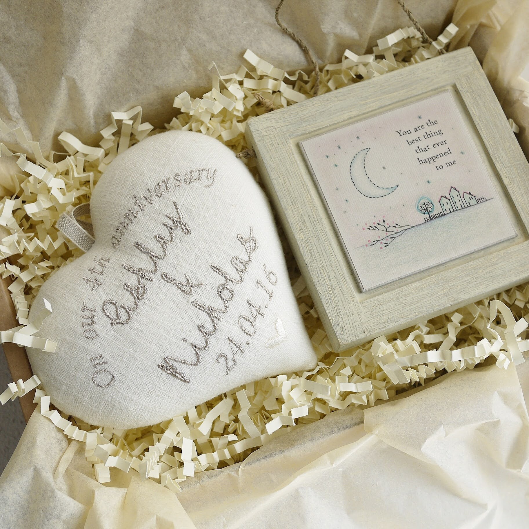 4th wedding anniversary gifts, personalised 4th anniversary