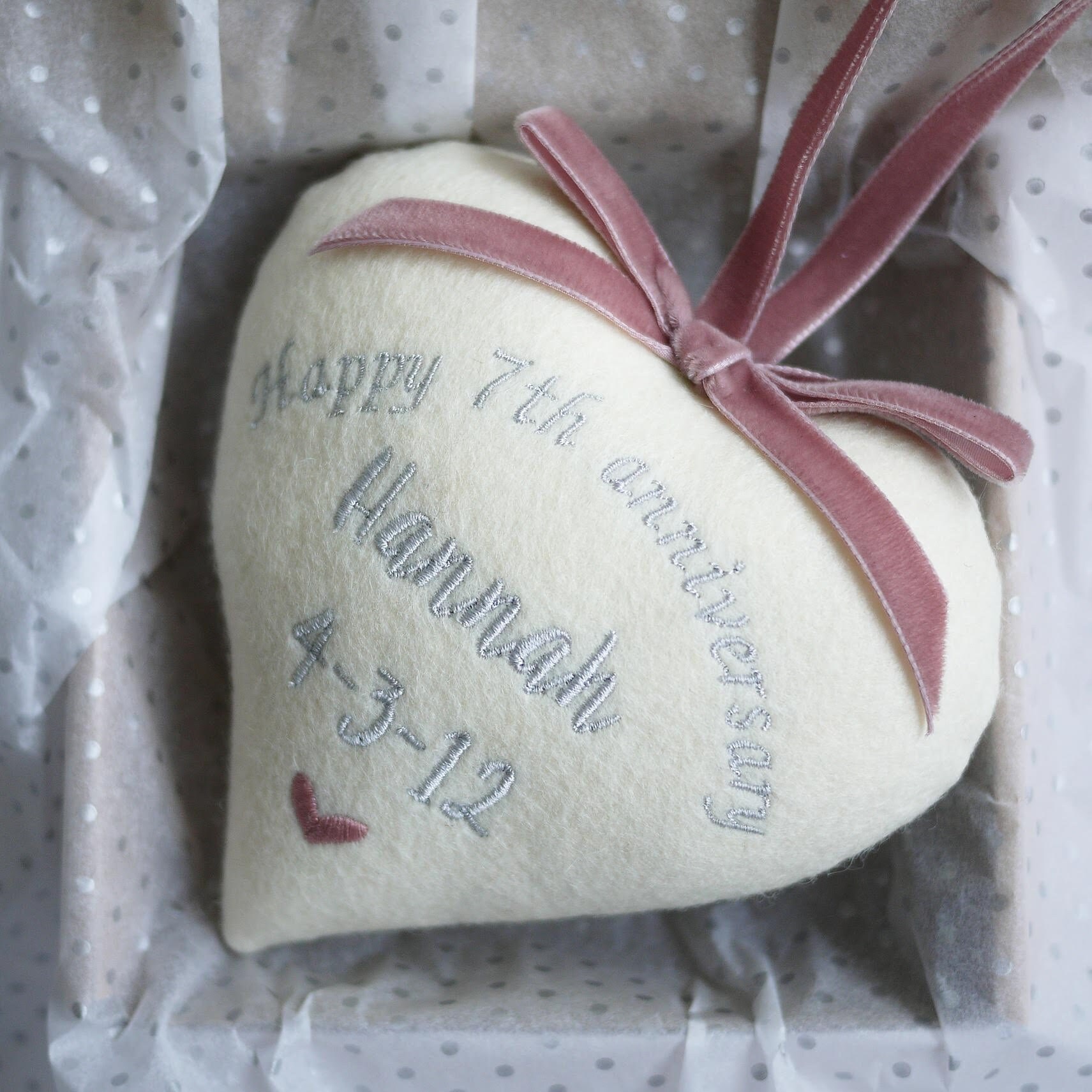 Wool Anniversary Giftswool Gift for Anniversarypersonalised Etsy UK