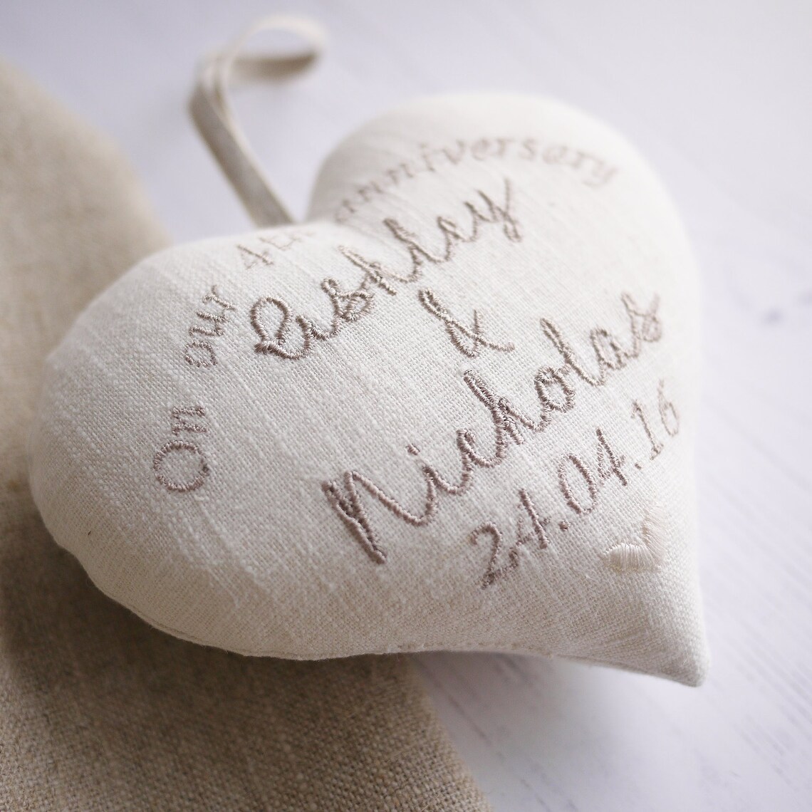 Linen Anniversary Giftslinen Gifts for Her4th Wedding Etsy UK