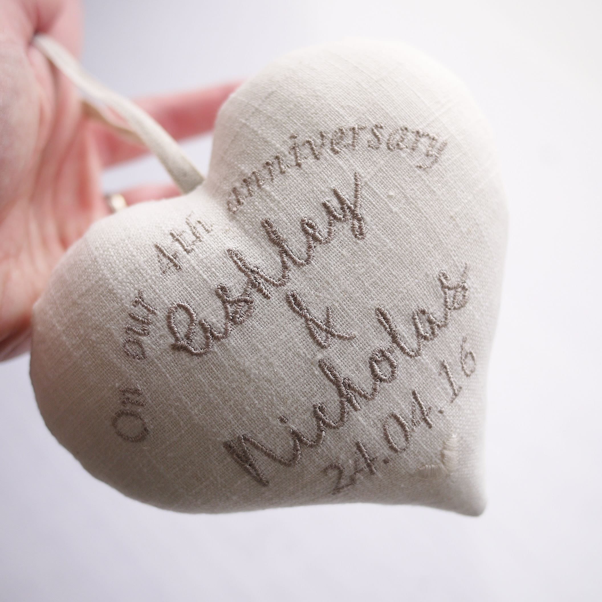 Linen anniversary giftslinen gifts for her4th wedding Etsy