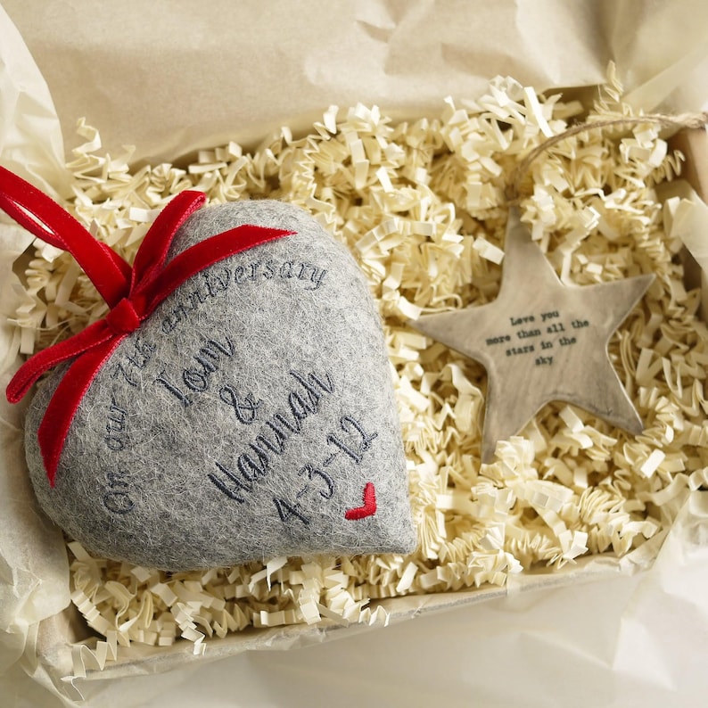 Wool Anniversary Gifts Gift for 7th Wedding Anniversary Etsy UK