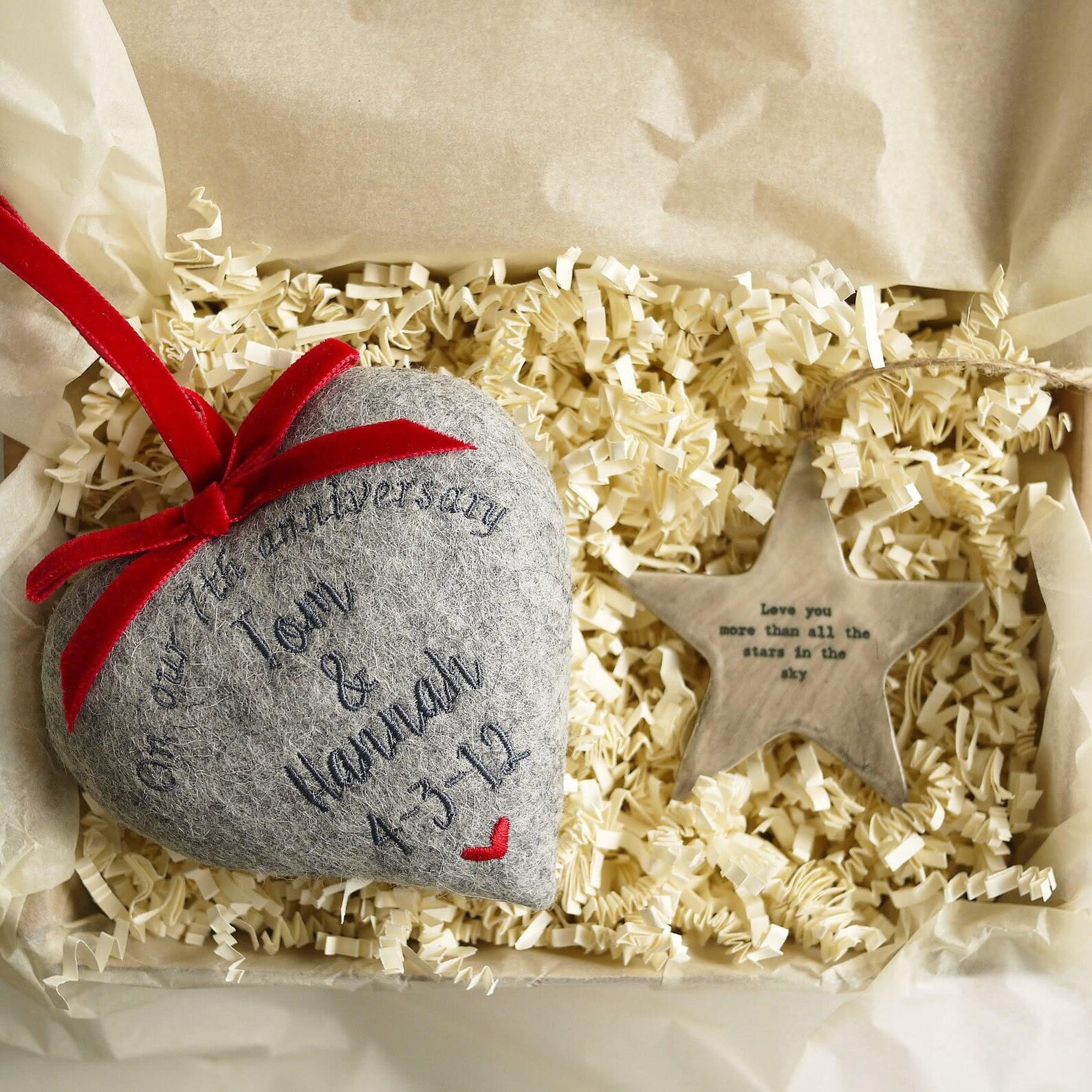 Wool Anniversary Gifts Gift for 7th Wedding Anniversary Etsy UK