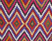 VINTAGE Turkish Kilim Rug Carpet, Handwoven Kilim Rug, Antique Kilim Rug ,Decorative Kilim - 78" x 97" (198 x 248 CM)