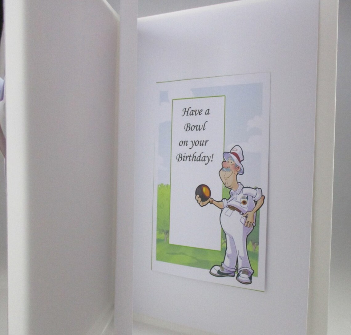 Bowling 3D Humorous Birthday Card, Personalise - Etsy
