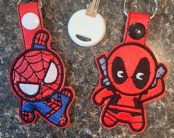 Key Fob - Spider-Man / Deadpool Super-Hero