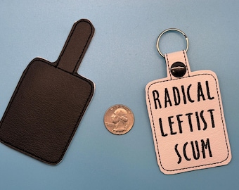 Keychain or Beanie - Radical Leftist Scum