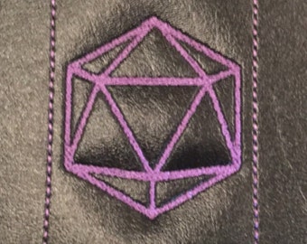 3" D20 Roleplaying Machine Embroidery Design *pattern only* *digital download*