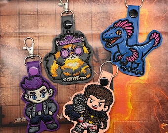 Dungeon Crawler Carl Keychain - Marine Vinyl Key Fob