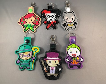 Key Fob - DC Comic Villains / Villainesses