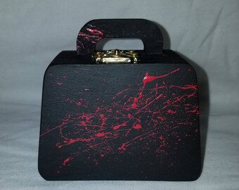 Small Blood splatter purse