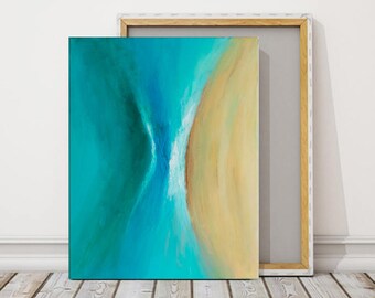 Get Art abstrait mur plage Free