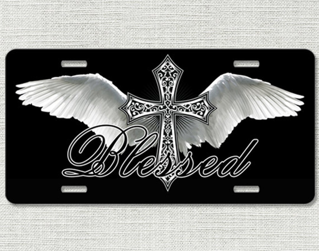 Christian License Plate Christian Car Tags Christian Gifts front
