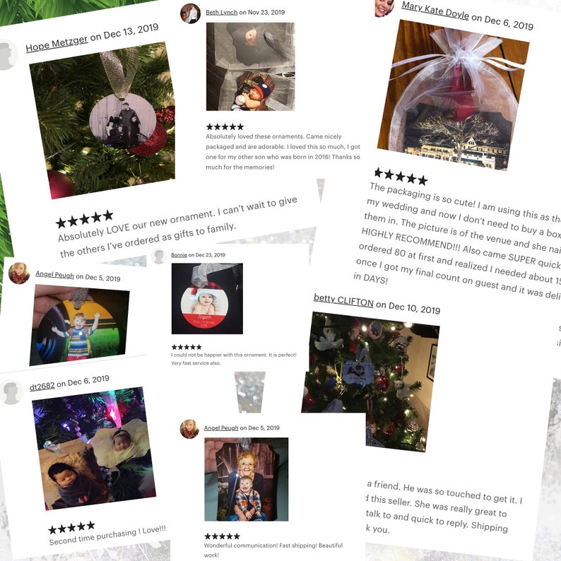 Baby Gifts Personalized Babys First Christmas Ornament Etsy