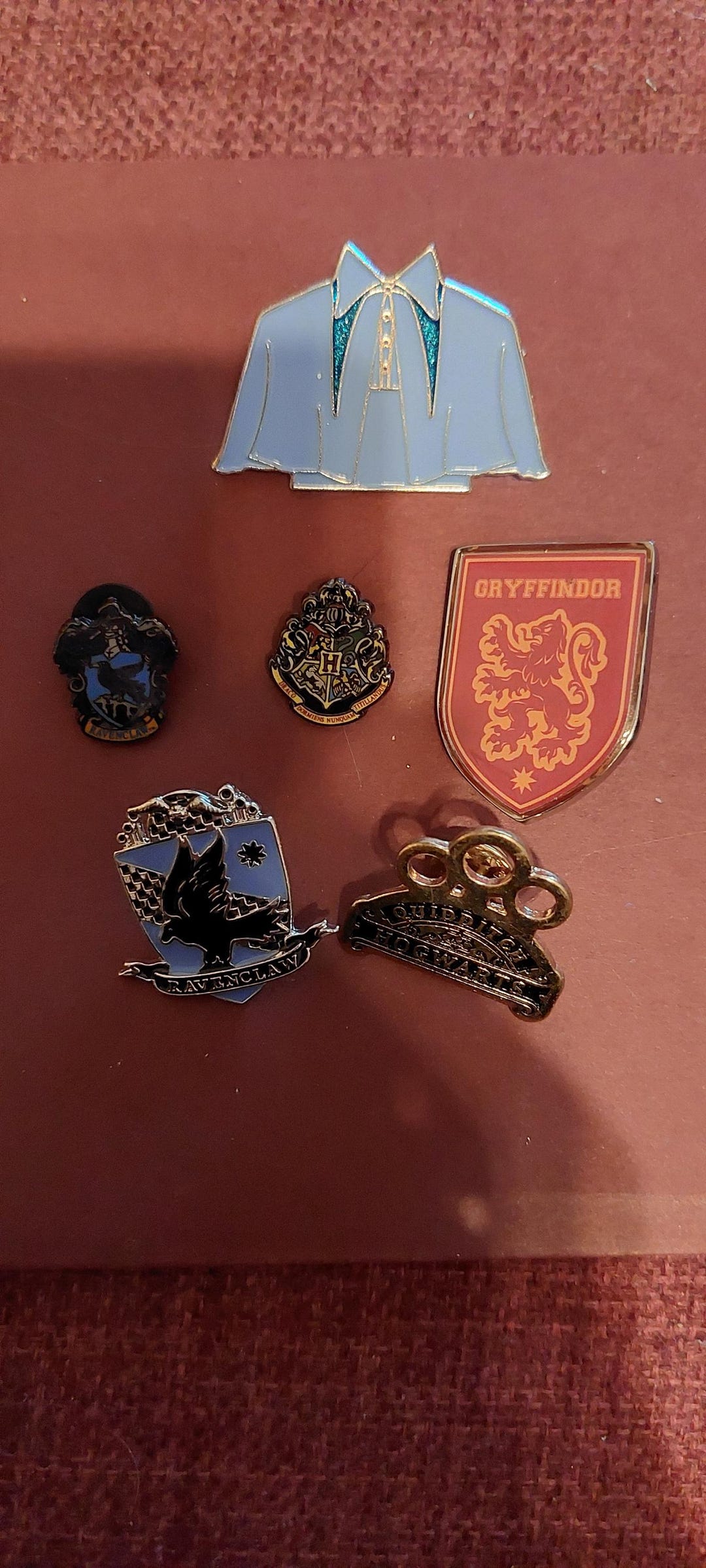 Harry Potter Themed Pin Badges Set - Etsy