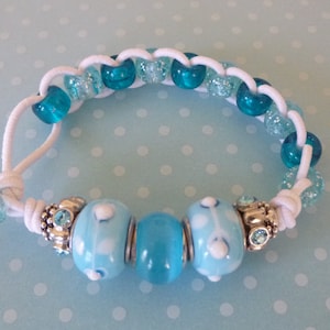 Cape Fear National III Golf Counter Bracelet - Aqua
