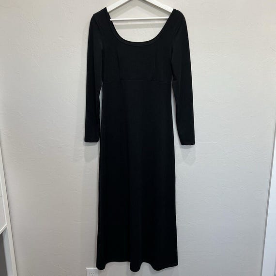 Express Tricot Size 3/4 Midi Maxi Dress Long Sleeve Stretch Vtg Y2K 90's Grunge