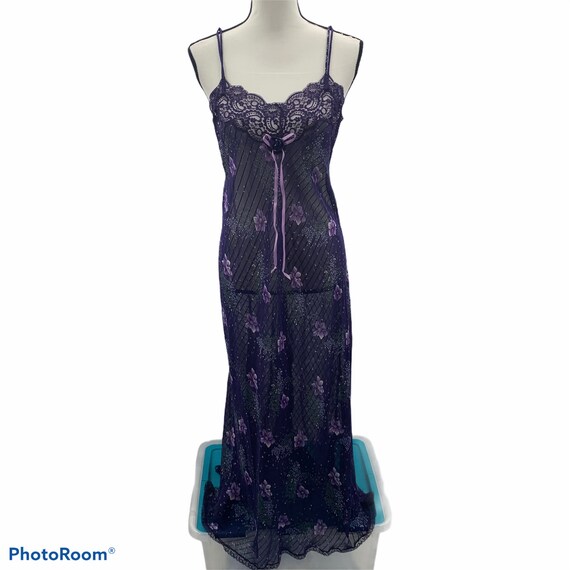 Vintage Christian Dior Lingerie Long Nightgown Set