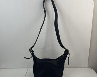 Vintage Coach 9950 Janice Legacy Black Leather Crossbody