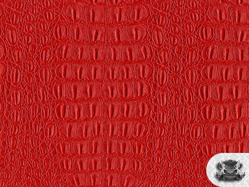 54/" Wide// sold by the yard Vinyl Denali RED Fabric
