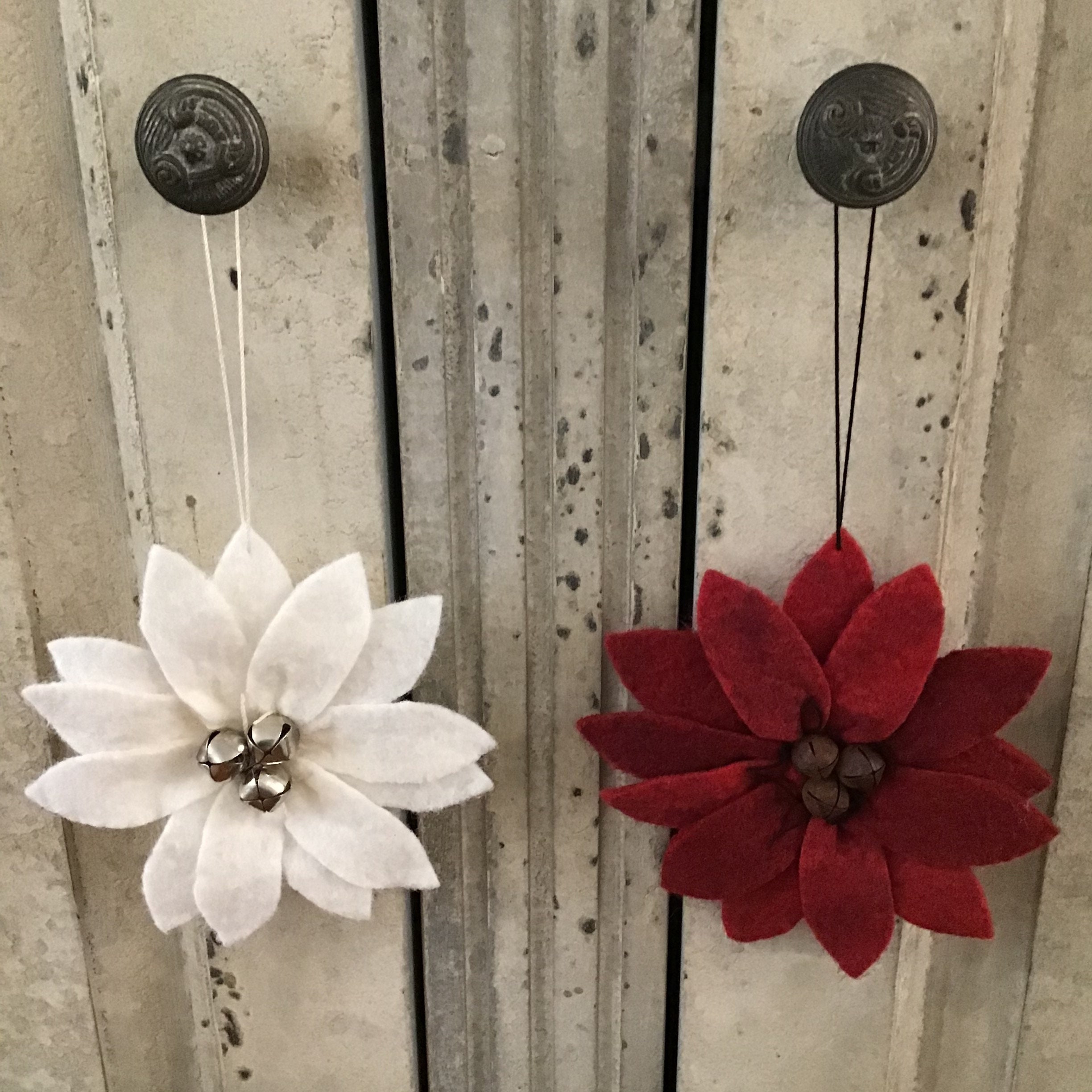 Poinsettia Ornament Etsy