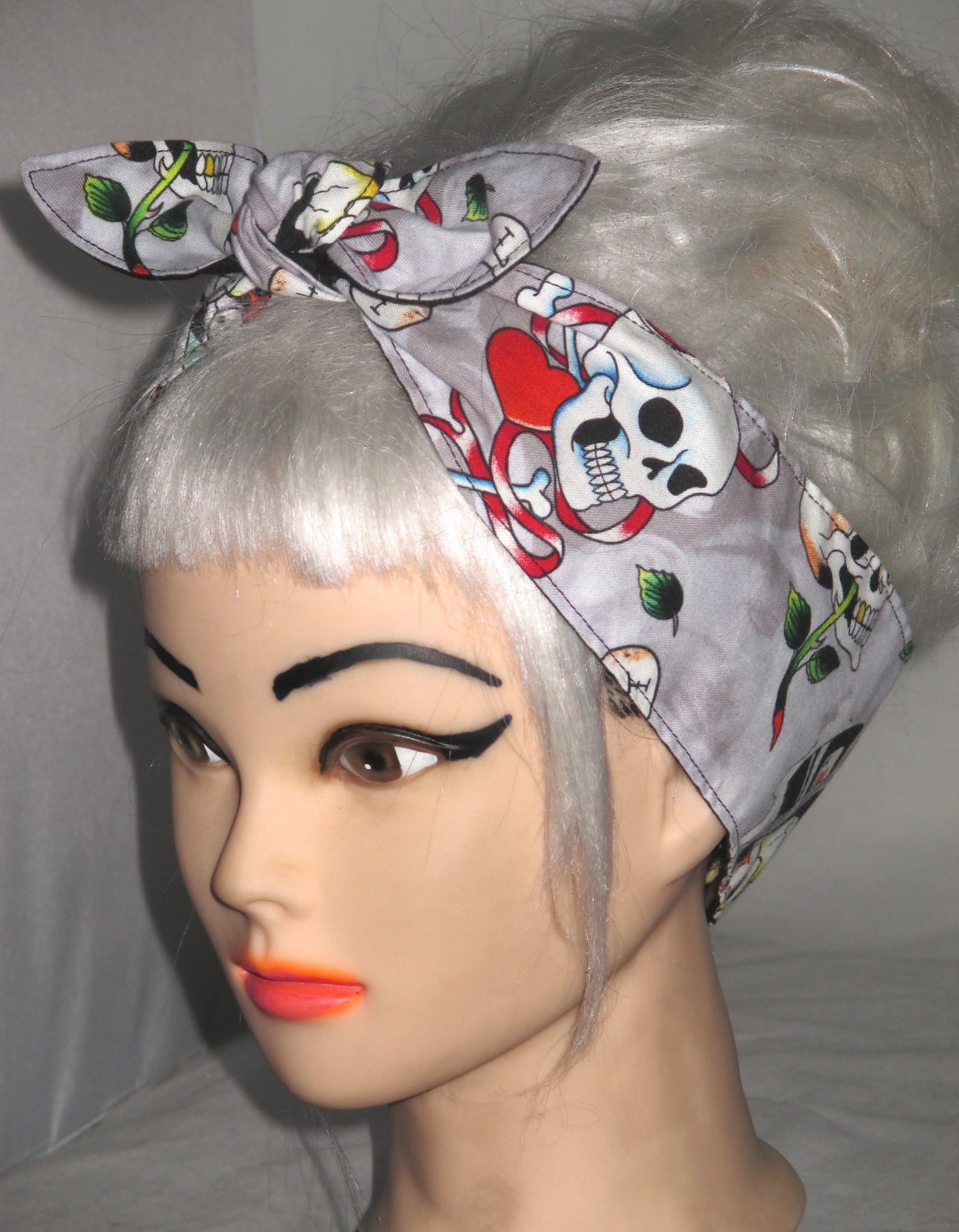 キャップ Tieup scarf bandana cap BLACK Tie-up scarf bandana cap CHECK - 미세키서울