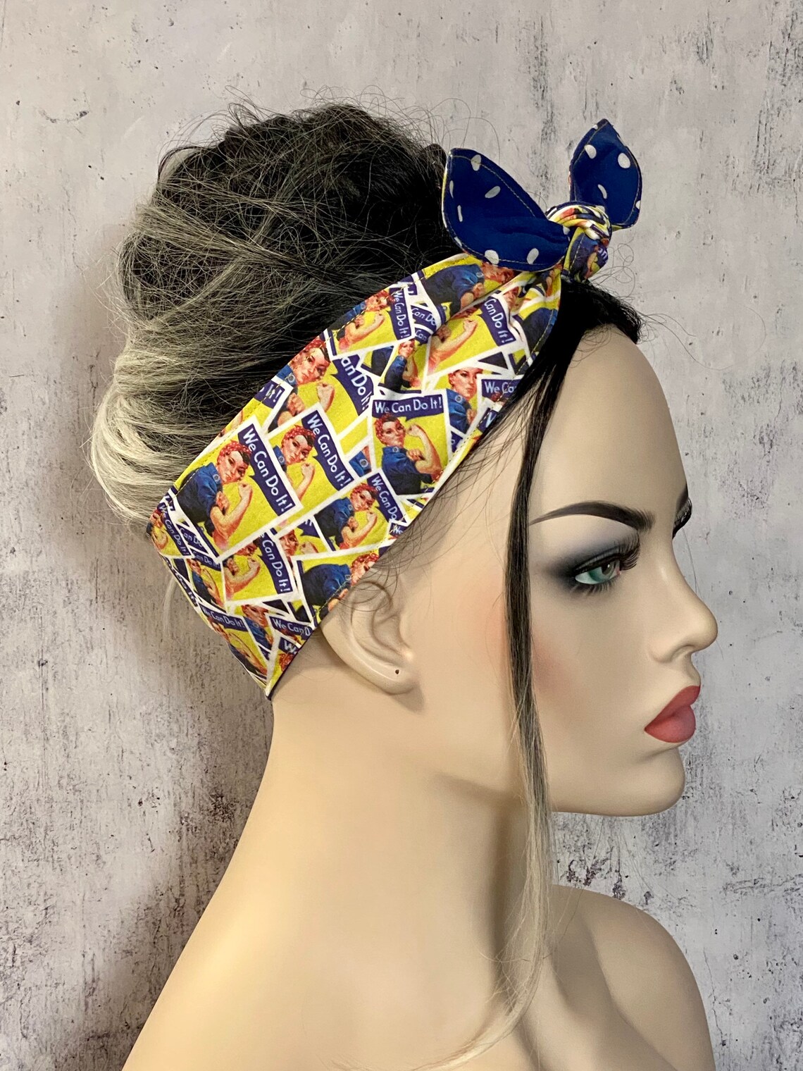 rosie the riveter head band - Main Image