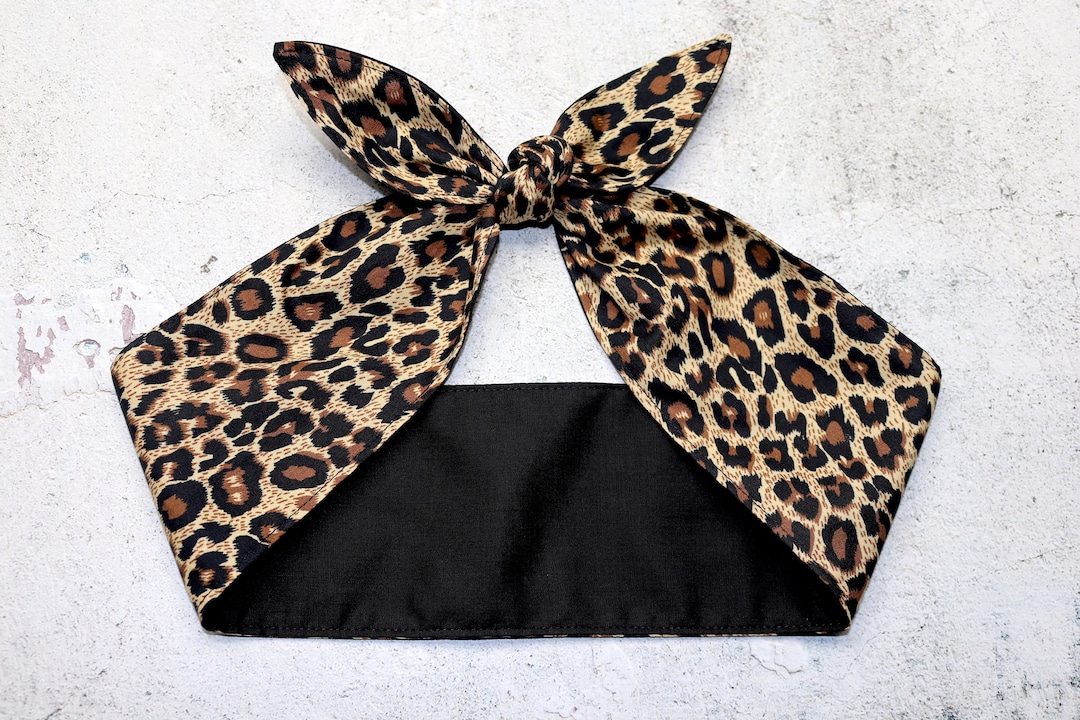 ハット Leopard Print Bow Scarf Hat Leopard Print Bow Scarf Hat – ARCANA ARCHIVE