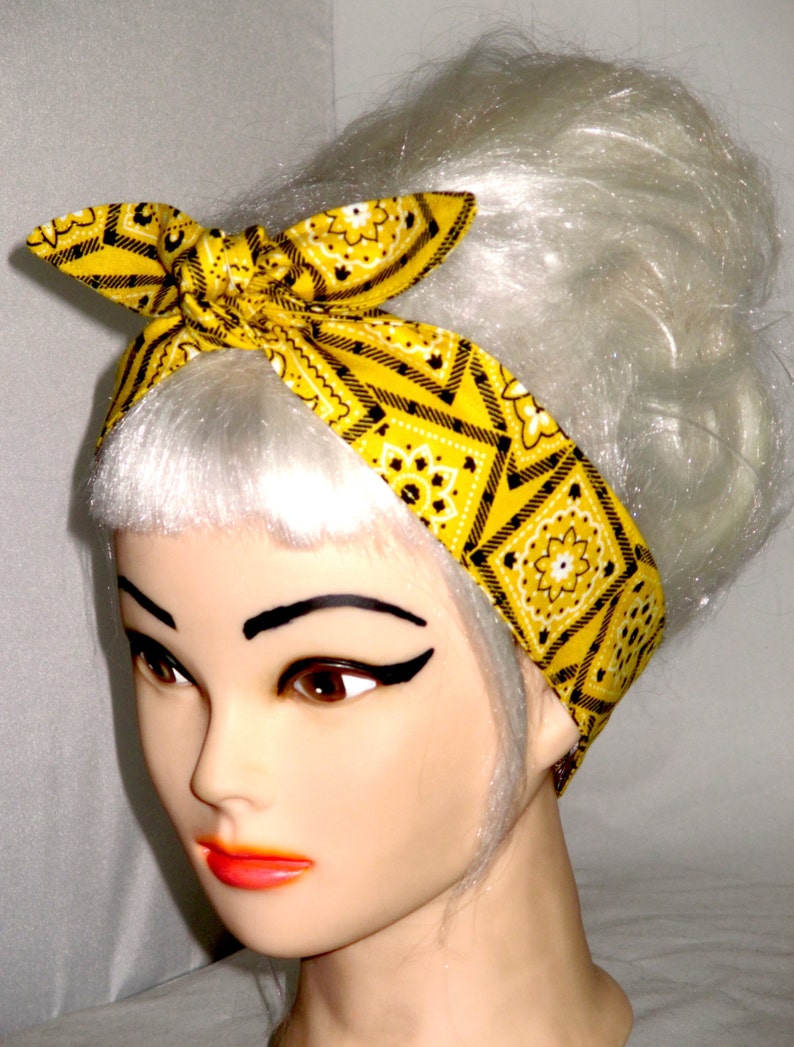 bandana schwarz gelb