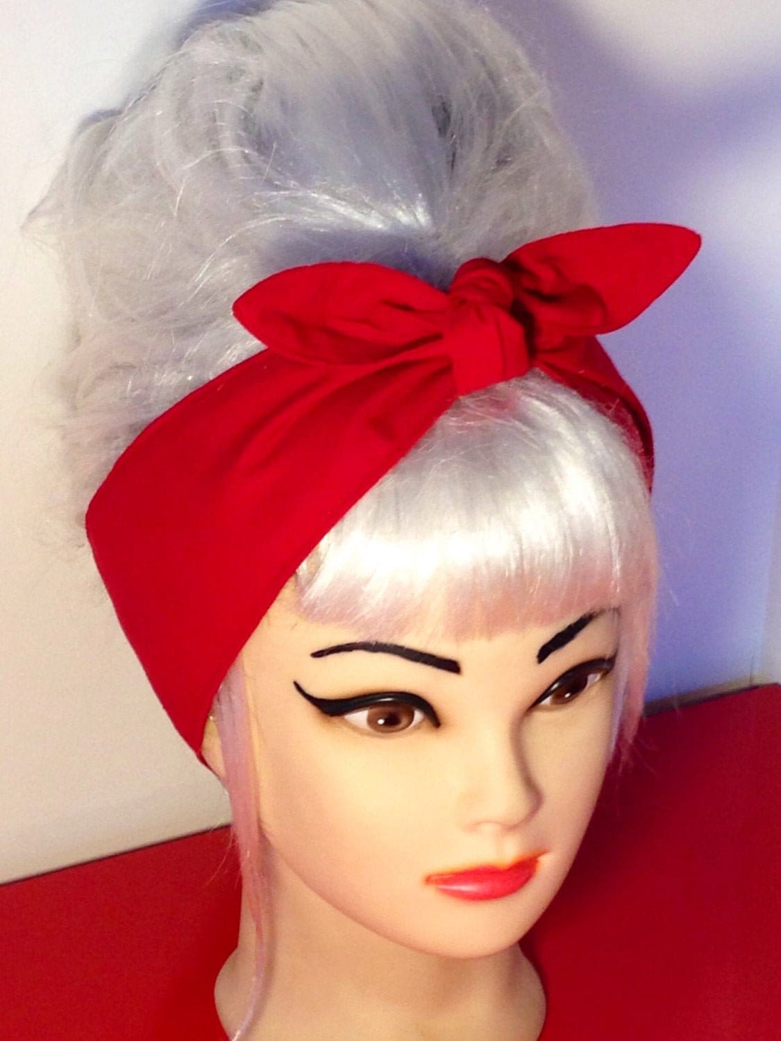 WE Fashion Bandana haarband zwart/wit