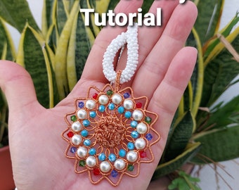 Wire Jewelry Tutorial - Emily Mandala Pendant