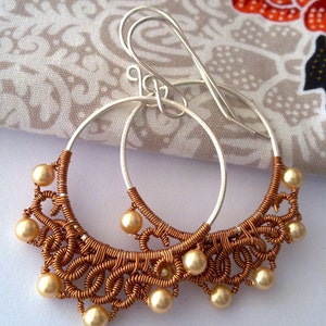 Tutorial de pendientes de filigrana en espiral