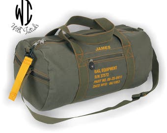 used military duffle bags