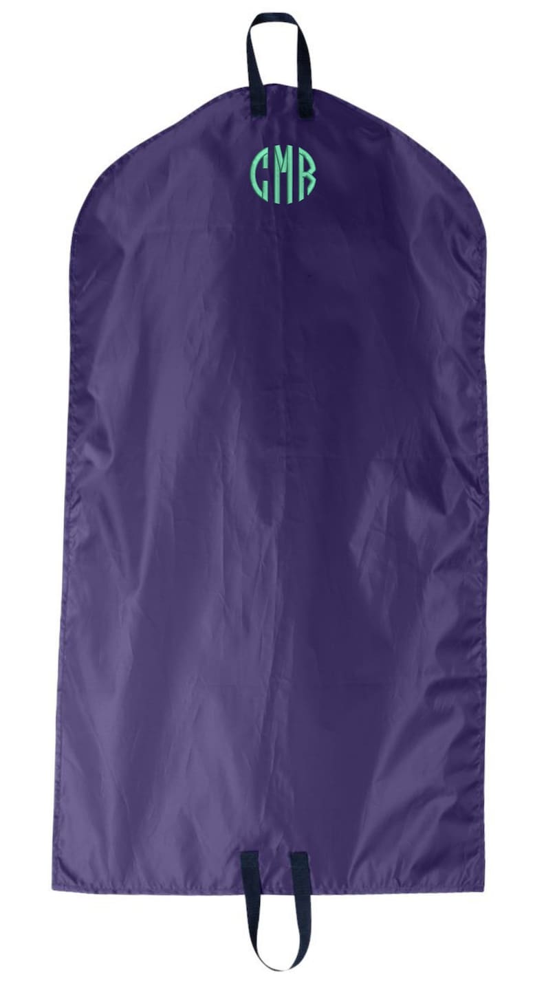 Monogrammed Garment Bag Hanging Garment Bag Personalized Etsy
