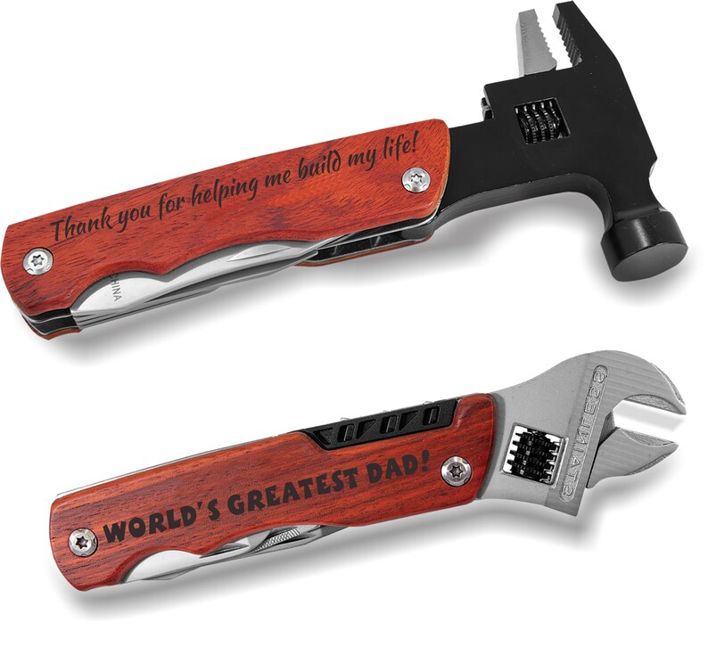 Personalized Hammer Wrench Multi Tool Gift for Him Gift Etsy