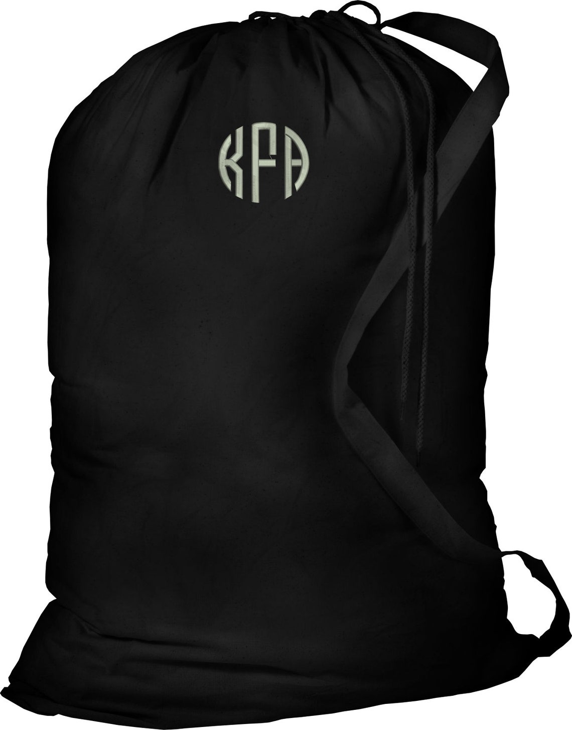 Personalized Large Laundry Bag Camp Bag Name or Initials Etsy