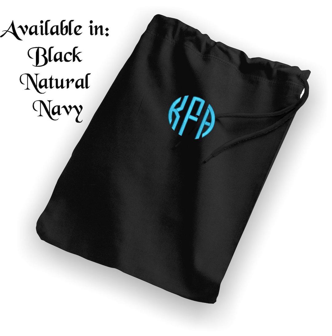 Large Personalized Shoe Bag, Travel Shoe Bag, Shoe Storage Bag, Free Monogram. Gift for Him