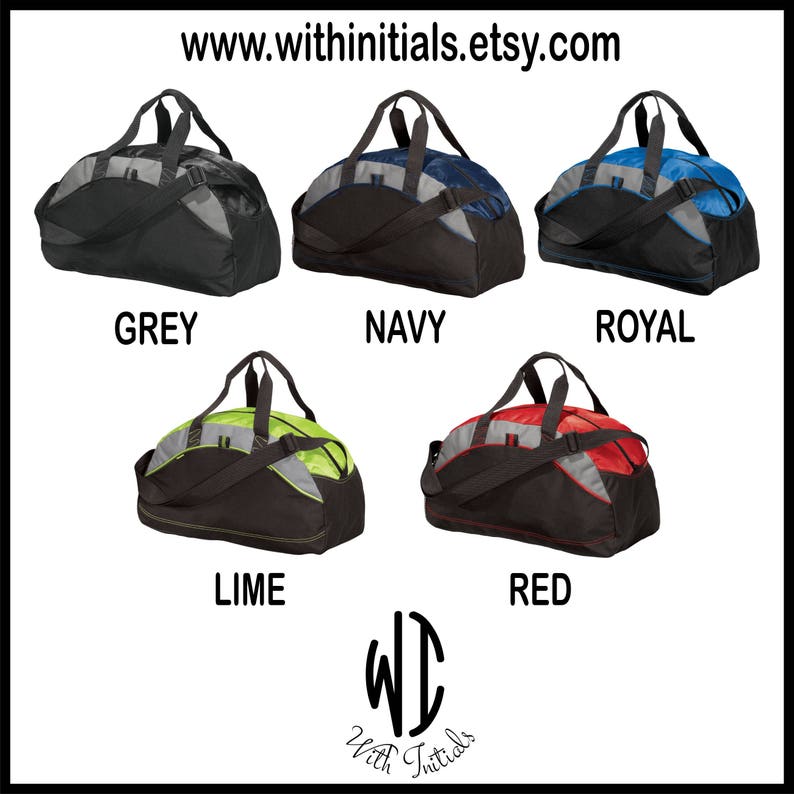 Sports Duffel Bag Personalized custom overnight bag Etsy