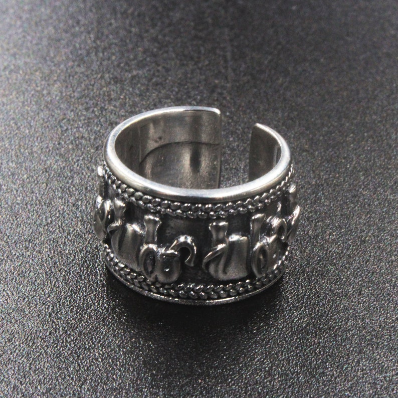 US 5-8 Vintage Retro Silver Elephant Joint Knuckle Rings Open Elephant Adjustable Ring 925 Sterling Silver Band Sizes