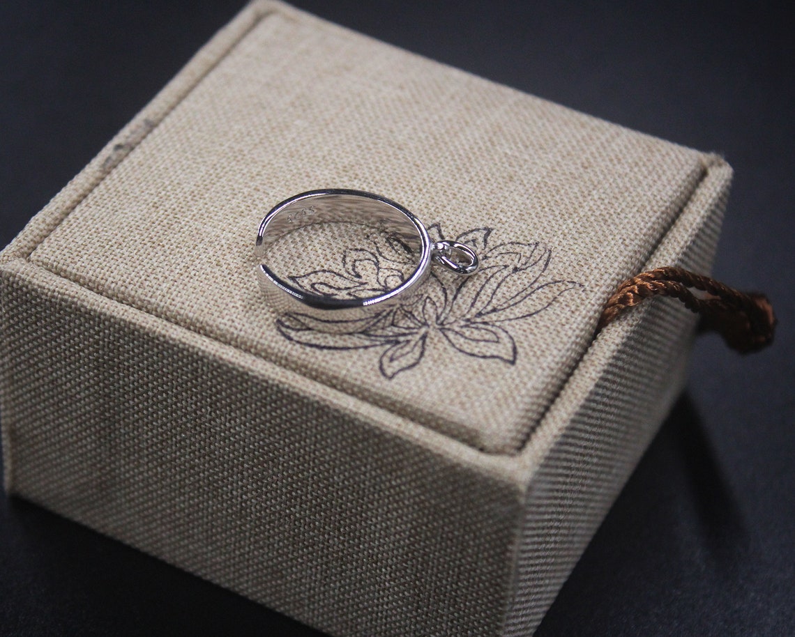 OPEN BAND RING RING OF ROSES SILV main image 1