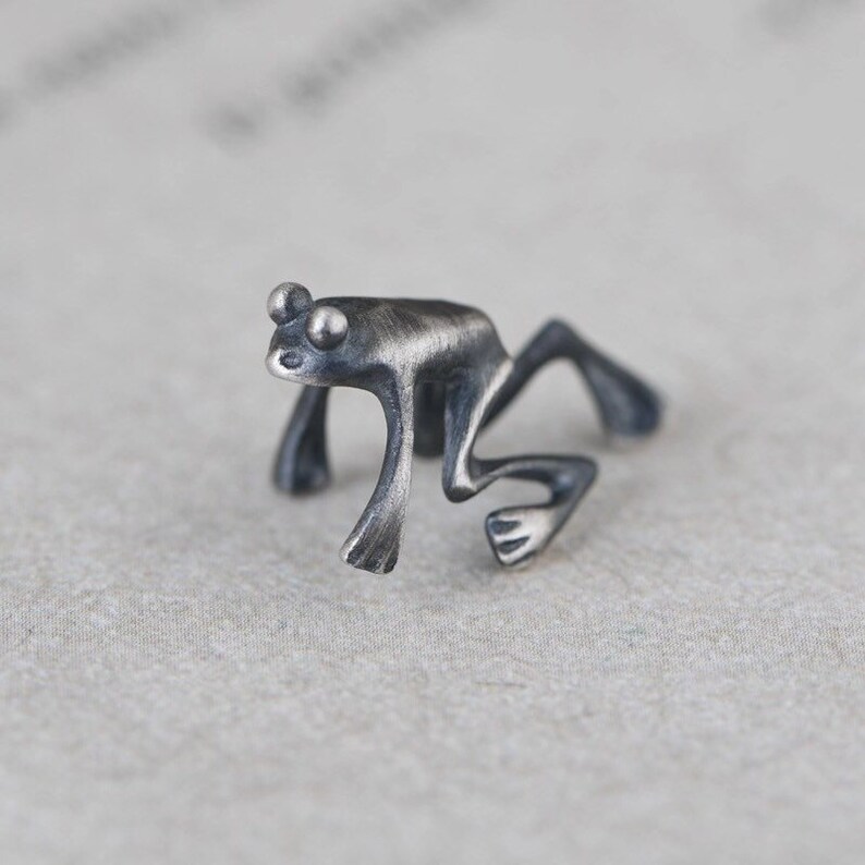 1pcs Tree Frog Fake Cartilage Ear Cuff S925 Sterling Silver Etsy