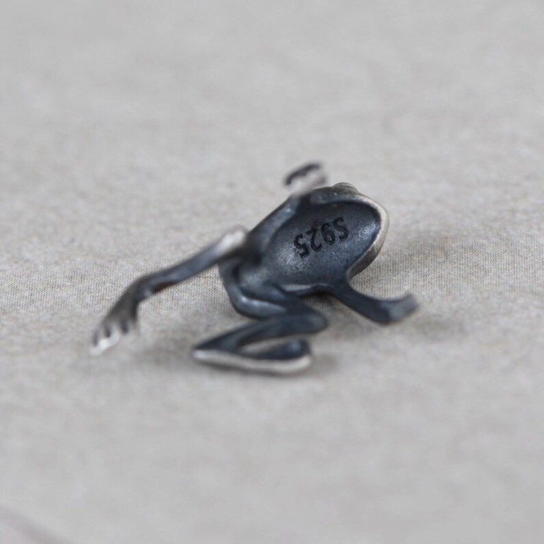 1pcs Tree Frog Fake Cartilage Ear Cuff S925 Sterling Silver Etsy