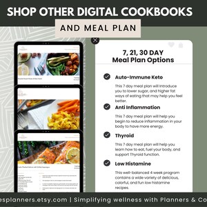7 Day Diabetic Meal Plan with 16 Low Glycemic, Low Carb Recipes for Weight Loss & Blood Sugar Management | Meal Prep Guide and Shopping List