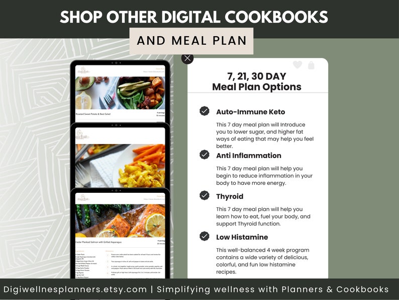 7 Day Diabetic Meal Plan with 16 Low Glycemic, Low Carb Recipes for Weight Loss & Blood Sugar Management | Meal Prep Guide and Shopping List