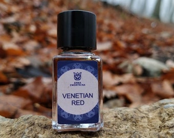 Venetian red - olfactory art in a bottle,  marine, floral and bitter-sweet with Seaweed, rose, jasmine, oakmoss, patchouli, angelica