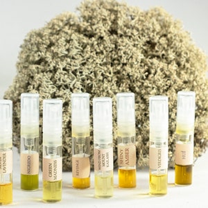 Your-10 sample set: 10 custom sampler pack, any 10 samples of olfactory art in a bottle image 2