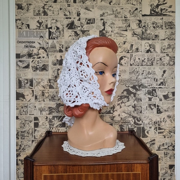 The Irish Rose Headscarf Vintage Style Boho Made to order 1970s pattern