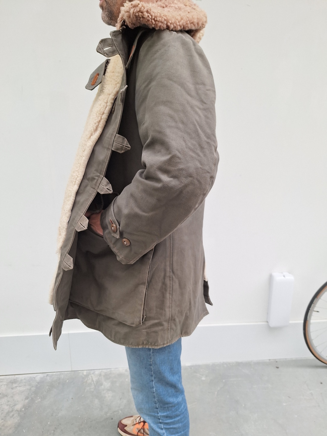 Vintage 1940s WWII Swedish Army Winter Parka Jacket Vintage 1940s WWII Swedish Army Winter Parka Jacket